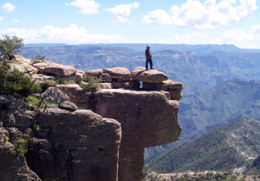 Mirador de Barrancas del Cobre, uno de los recorridos al aire libre del viaje